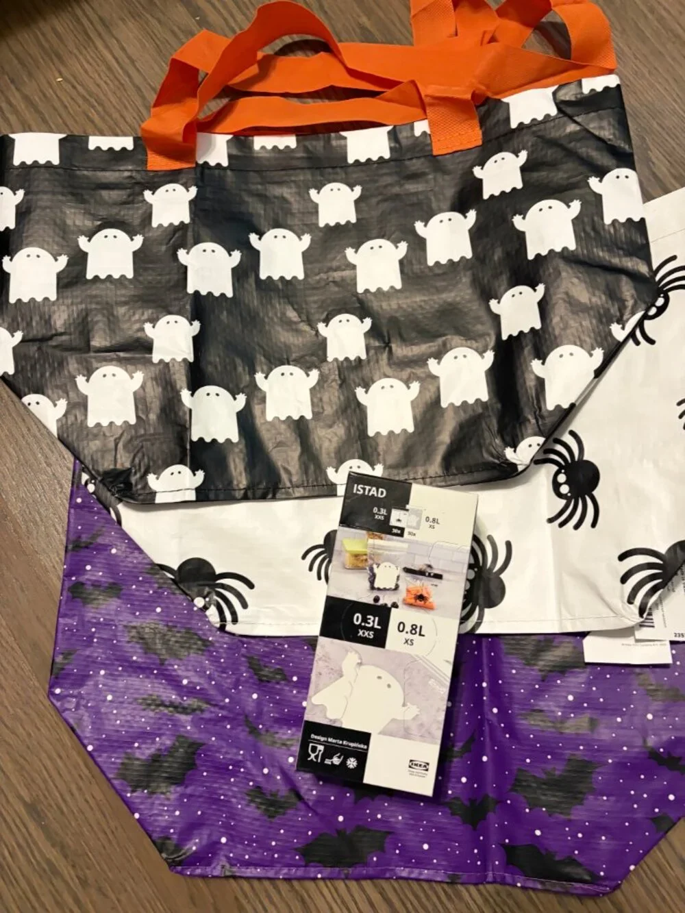 Hostagille Kustfyr Halloween Bag Bat Ghost Spider Istad 705.755.08 505.996.33